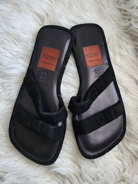 GEOFFREDO FANTINI LEATHER SANDALS MADE  IN ITALY SZ 37 6.5